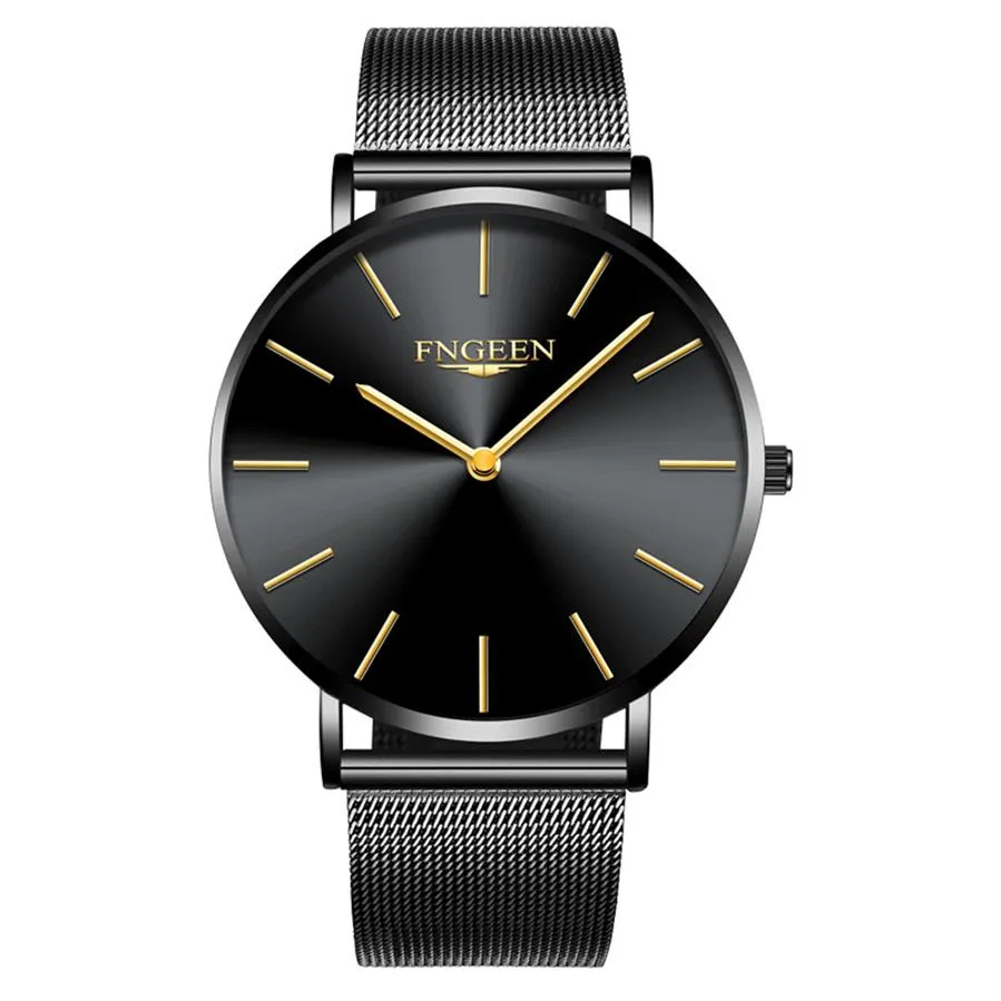 2018 Top Marque De Mode De Luxe Ultra Mince Montre Femmes Horloge En Acier Maille Simple D'affaires Femme Montre À Quartz Wirstwatch Erkek Saat Wom268u