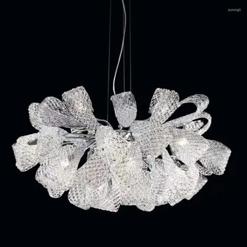 Lampy wiszące postmodernistyczne Lampka luksusowa lampa w salonie włoska minimalistyczna kreatywna kreatywna sypialnia żyrandol sypialnia