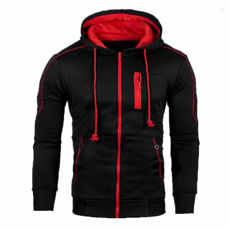 Felpe con cappuccio da uomo Sport da uomo Casual Wear Zipper COPINE Fashion Tide Jacquard Fleece Jacket Autunno Felpe Autunno Inverno Coat