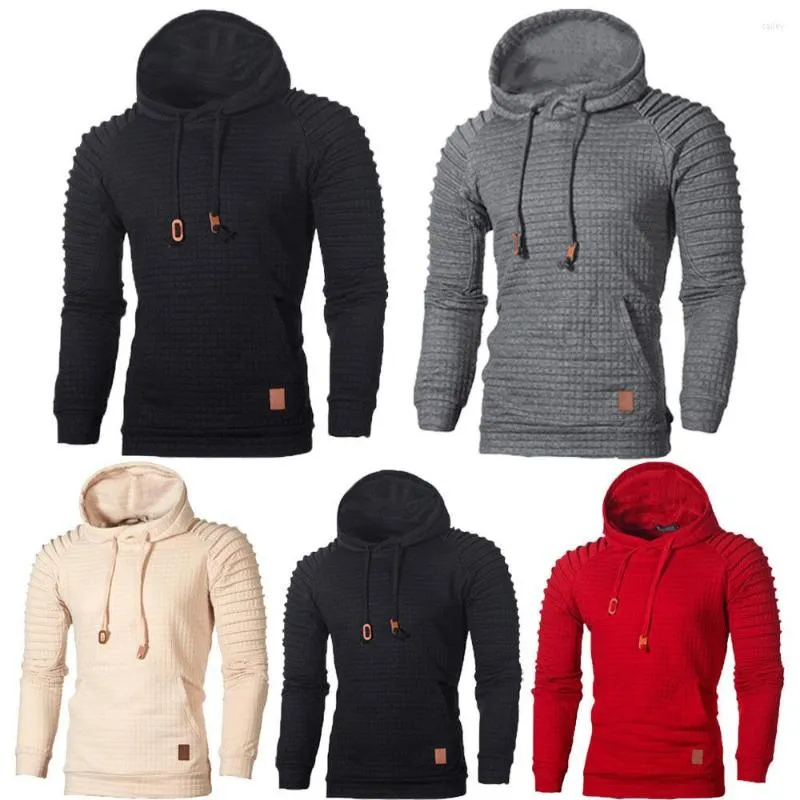 Hommes Hoodies Mode Hommes À Manches Longues Overhead Sweat À Capuche Sweat Shirt Pull Jogger Tops Sweat Manteau