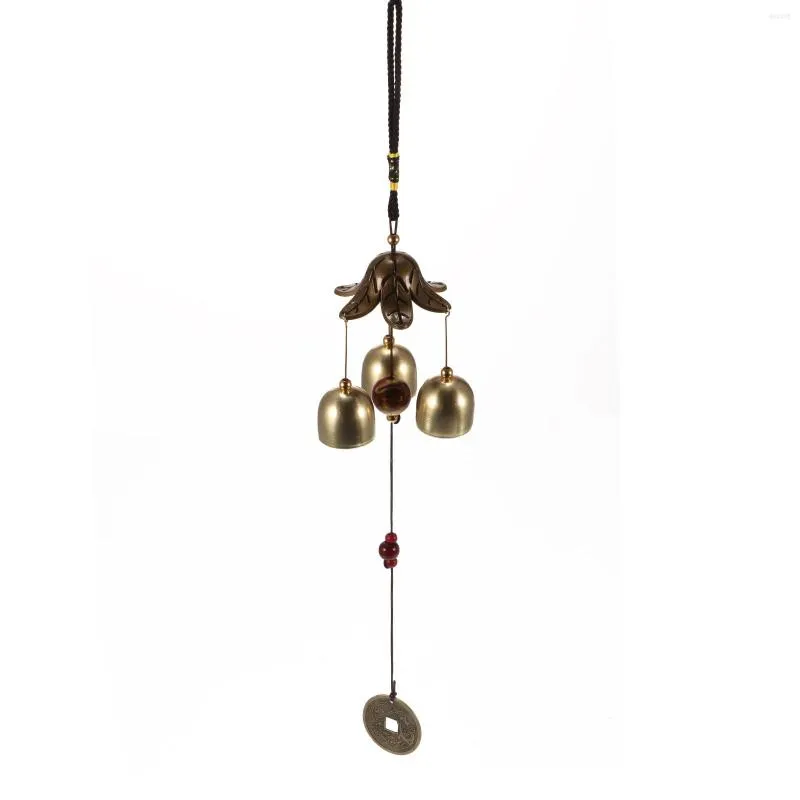 装飾的な置物Fengshui Wind Chime Outdoor Hange Bell Lucky Decoration Clear Sound Ornament Good Charm