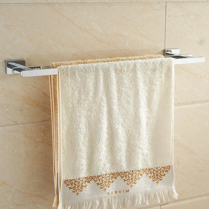Keuken kranen vidrische badkamer dubbele handdoekhouder zink legering metalen hangrekken hangt toilet eenvoudig