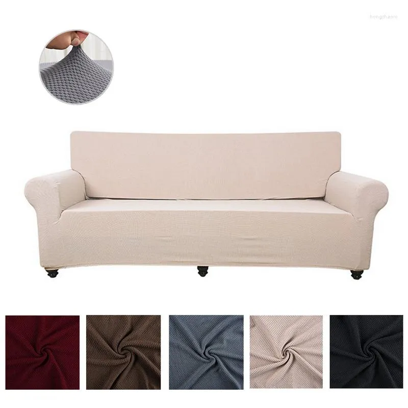 Stol täcker Urijk Polyester Sofa Slipover Stickad täckning All-Inclusive Couch Fall för vardagsrumsstudie Heminredning