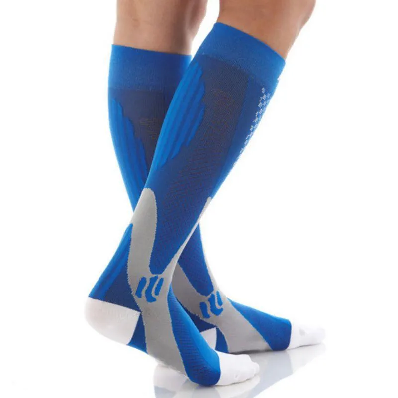 Sports Sports Outdoor Compression Sport Unissex Suporte de perna esticada no joelho de alta corrida Snowboard longo