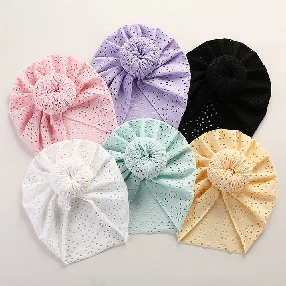 Toddler Cute Girl Bambini Fiocco a nastro Fascia per capelli Turbante Fascia per capelli Copricapo Pizzo Bowknot Accessori per capelli per bambini Puntelli per foto 1442