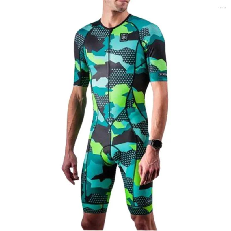 Racing set wattie bläck cykling jumpsuit triathlon skinsuit kort ärm set men pro lagkläder kör badklänning mtb cykel bodysuit tri-dräkt