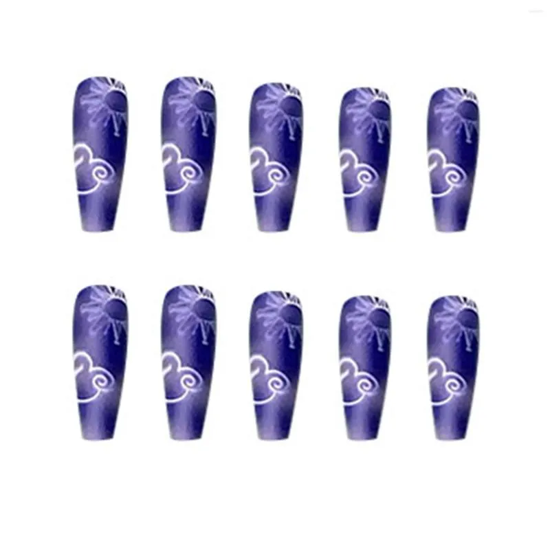 False Nails Long-Length Artificial With High Quality Resin Material For Dance Parties Weekend Trips