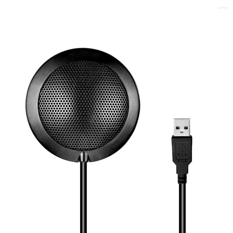 Microphones Stereo Omnidirectional Pickup Condenser Microphone Mic USB Connector For Voice Chat Meeting Business Conference Desktop Computer