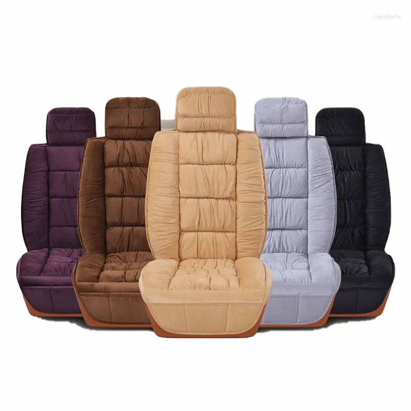 Car Seat Covers Winter Short Plush Fully Enclosed Single Non-slip Non-bundled Cover Interior Products