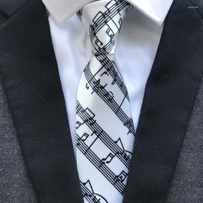 Bow Ties 9cm Men Designer Musical Necktie Musician Musicer Music Gravata for Gentlemen