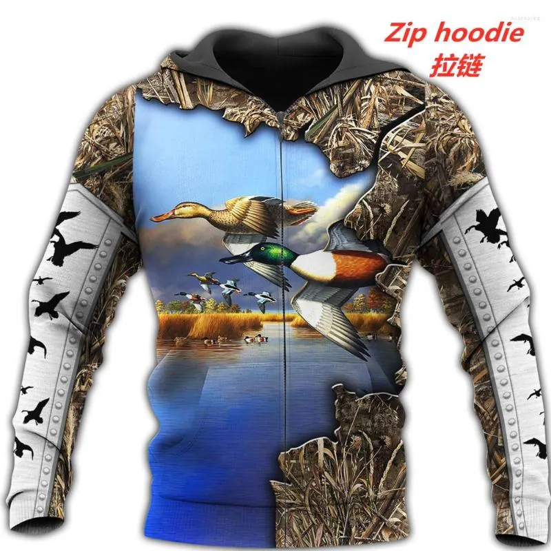 Mens 3D Full Print Duck Hunting Fishing Hoodie Fashionable Unisex Sweatshirt  For Autumn/Winter Street Casual Wear From Nuanbaoba, $31.13