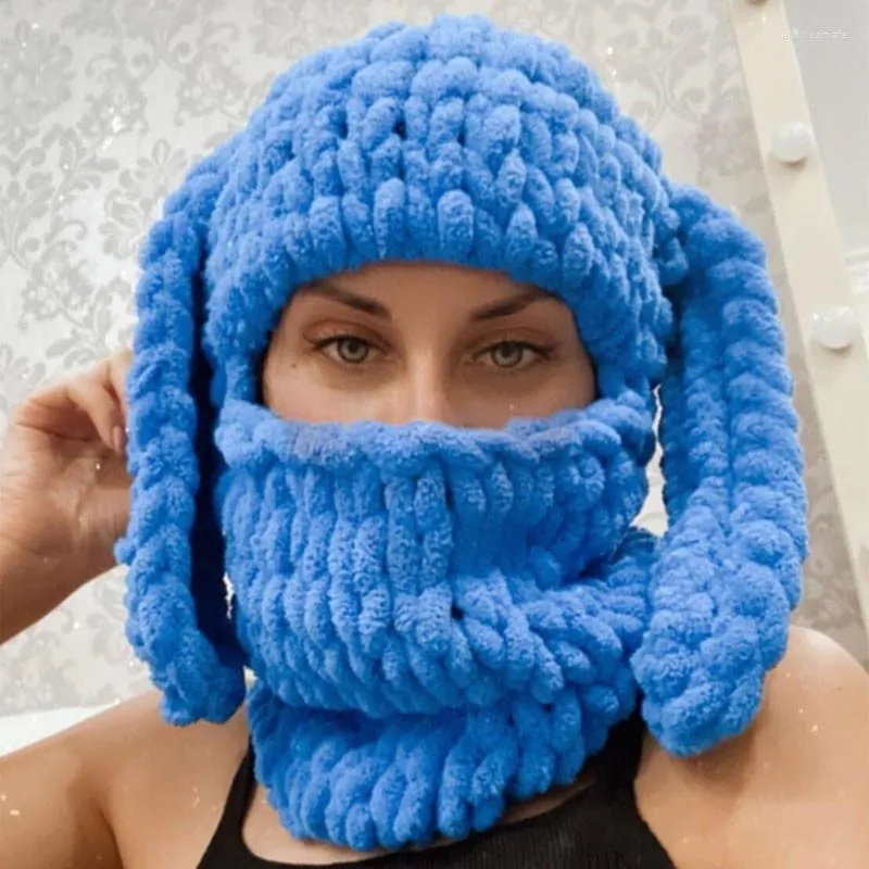 Berretti ITFABS Sci Escursionismo Autunno Berretti caldi creativi Cappelli bomber da donna Cappello di peluche invernale Passamontagna carino con orecchie Divertenti