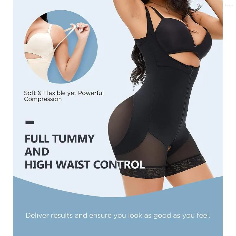 Compra online de Fajas colombianas shapewear feminino magro corpo