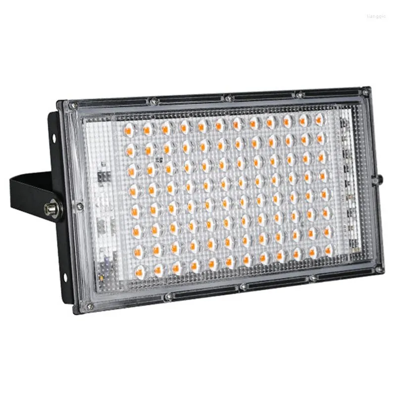 Luzes Grow Lighting Crescimento LED de plantas leve à prova d'água Full Spectrum Inundação 100W de alta potência Planting Greenhouse