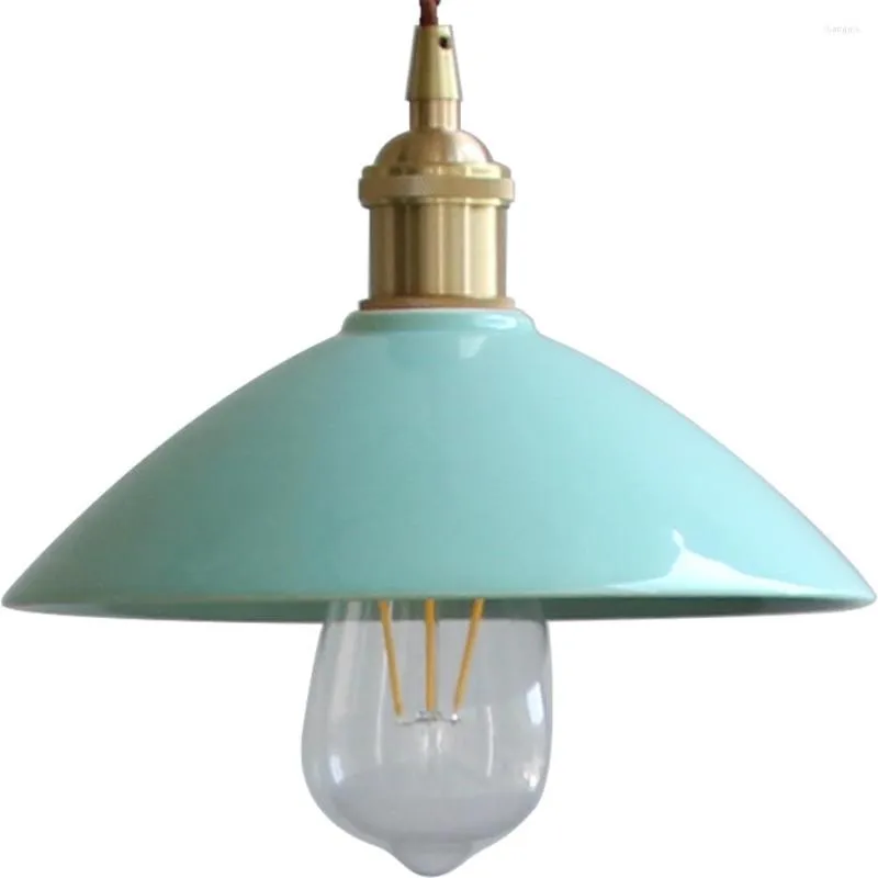 Pendant Lamps Creative Vintage LED Lamp Loft Decor Green Ceramics Hanging Light Fixtures Dining Room Home Lighting Antique Luminaire