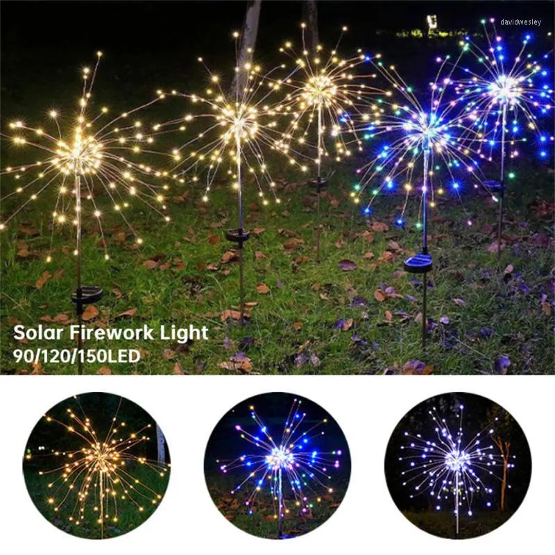Outdoor Solar String Fairy Lights Waterproof Garden Garden Solar Stake  Lights With 90/120/150 LED For Home Decoration From Davidwesley, $11.53