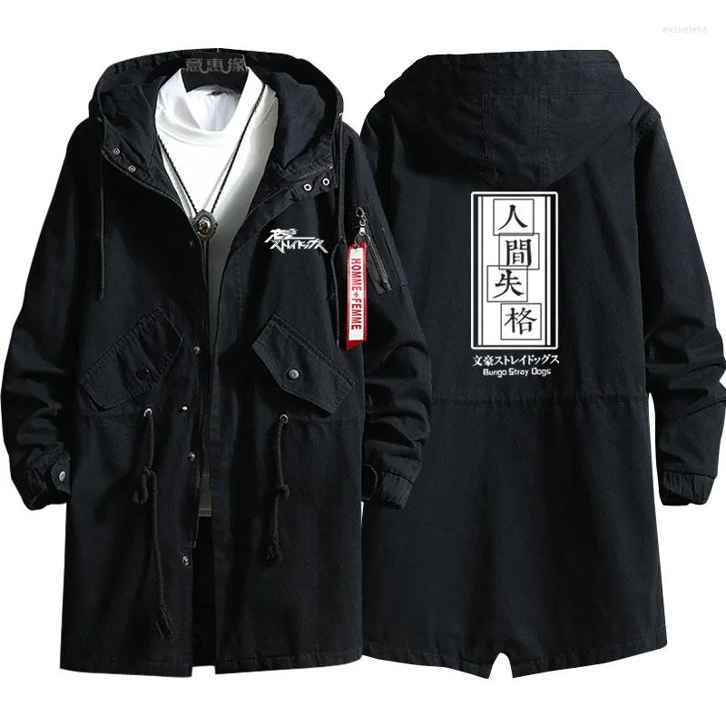 Sweat à capuche pour hommes Bungo Stray Dogs Nakajima Atsushi sweat à capuche Anime Trench Coat hommes mode coton fermeture éclair pardessus veste