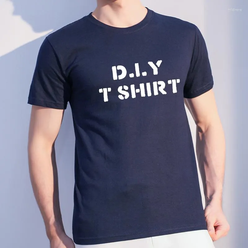 T-shirts pour hommes Chemise d'été à manches courtes en coton Streetwear Cool Tops Tee Concevoir votre propre impression personnalisée Unisexe T-shirts Femme Fille