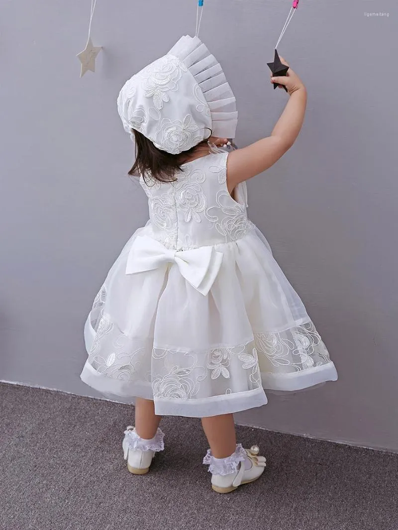 Robes de fille bébé filles robe de princesse robe dentelle 3 pièces enfants mariage anniversaire reconstitution historique fête demoiselle d'honneur vêtements formels