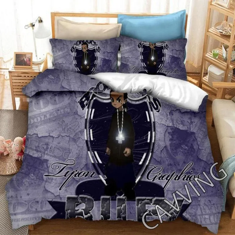 Boondocks 3D Printed Asda Bedding Sets Duvet Covers, Pillow Cases