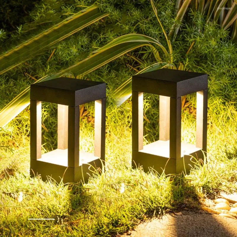 THRISDAR 10 W Outdoor Garden Pillar Lampa Lampa Wodoodporna willa na dziedziniec ogrodzenie ulicy światło krajobrazowe Kolumna Pathway