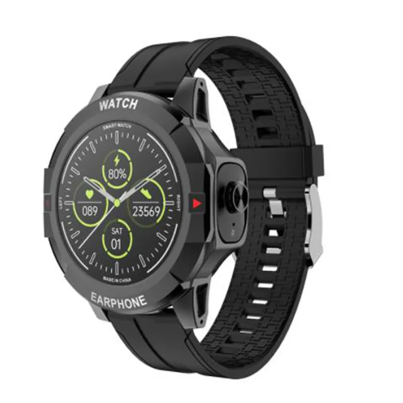 Orologi intelligenti indossabili Auricolare wireless Auricolare TWS Due in uno HIFI Stereo Sports Tracke Riproduzione musicale N16