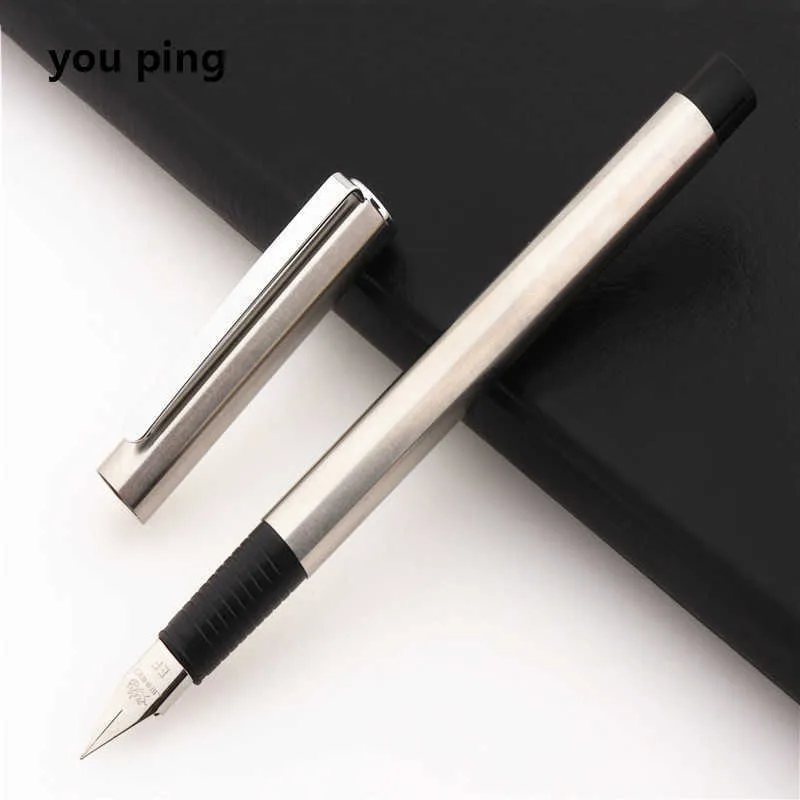 Nieuwe luxe kwaliteit Jinhao 36 zilveren kleuren zakelijk kantoor vulpen student schoolbenodigdheden inkt kalligrafie pen