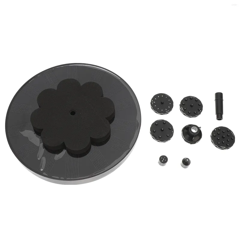 Décorations de jardin 1PC Kit de pompe de fontaine solaire Kit d'arrosage extérieur d'étang