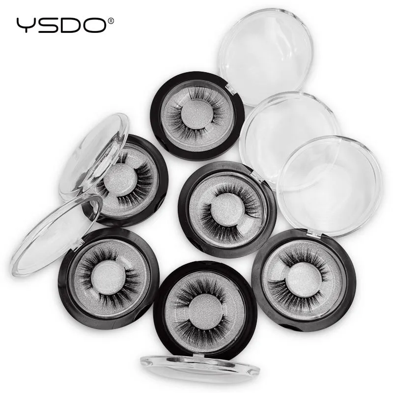 Pestañas postizas YSDO 1 par 3D Mink Natural Hair Long Lashes Fluffy Dramatic Cilios Realista para MakeupLash