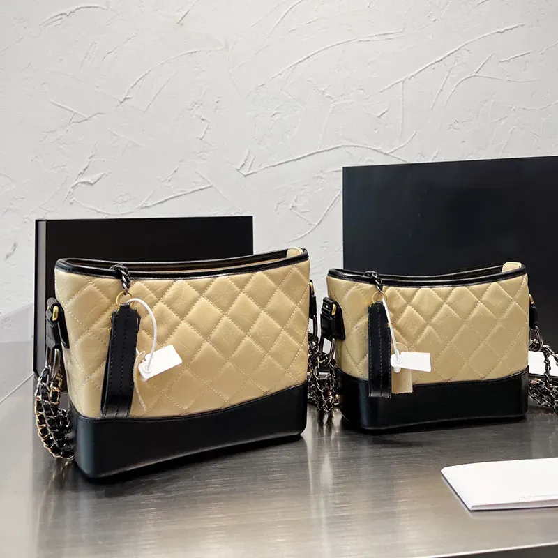 French Vintage Calfskin Hobo Bag Quilted Trend Style In White, Pink