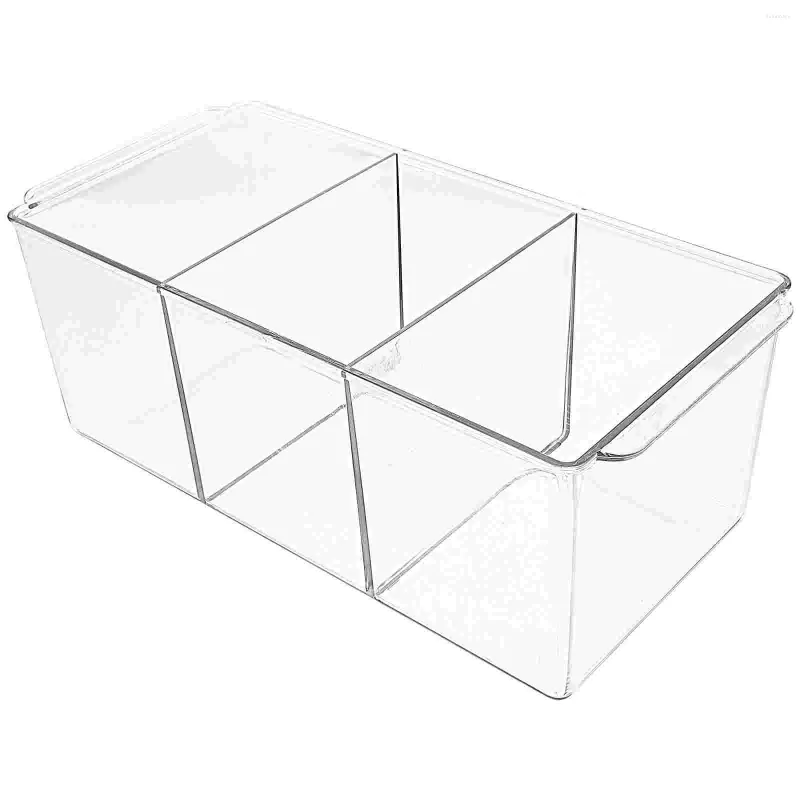 Aufbewahrungsboxen Make -up Organizer Hautpflege Sundies Transparent Desktop Box