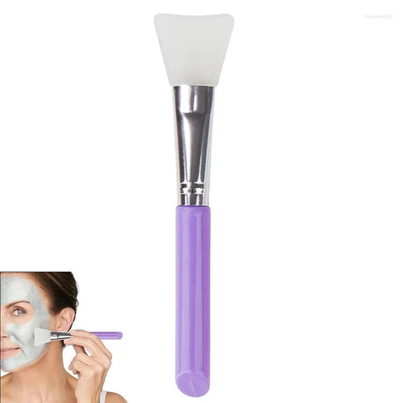 Makeup Borstar Silikon Face Masque Brush Soft Clay Facial Applicator Hårlös kroppslotion och smör