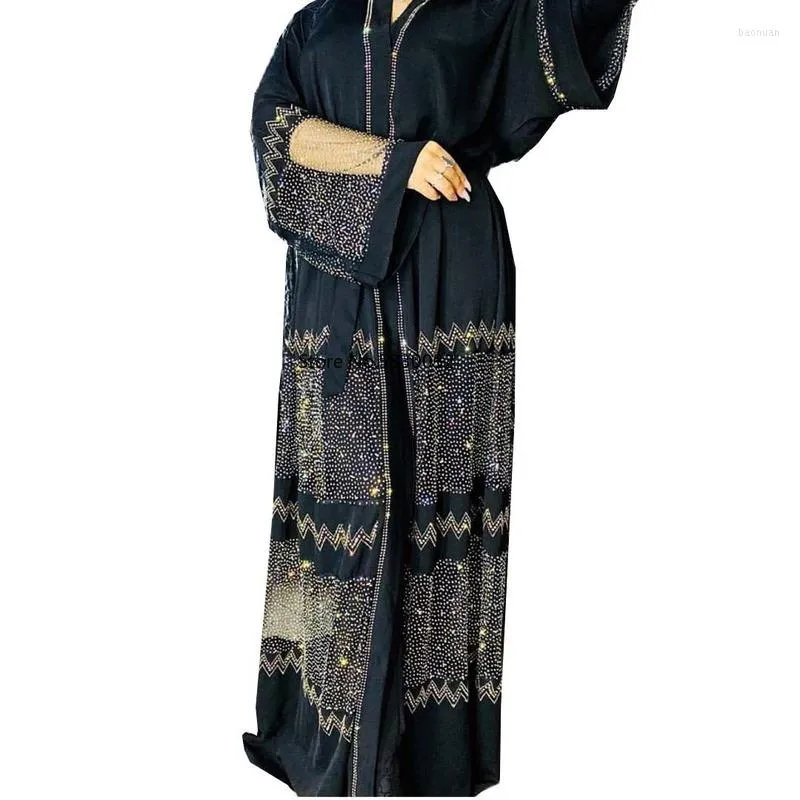 Etniska kläder Ramadan Eid Mubarak Abaya Dubai Femme turkiska lyxiga hijab muslimska klänningar afrikanska klänningar abayas för kvinnor kaftan islamisk