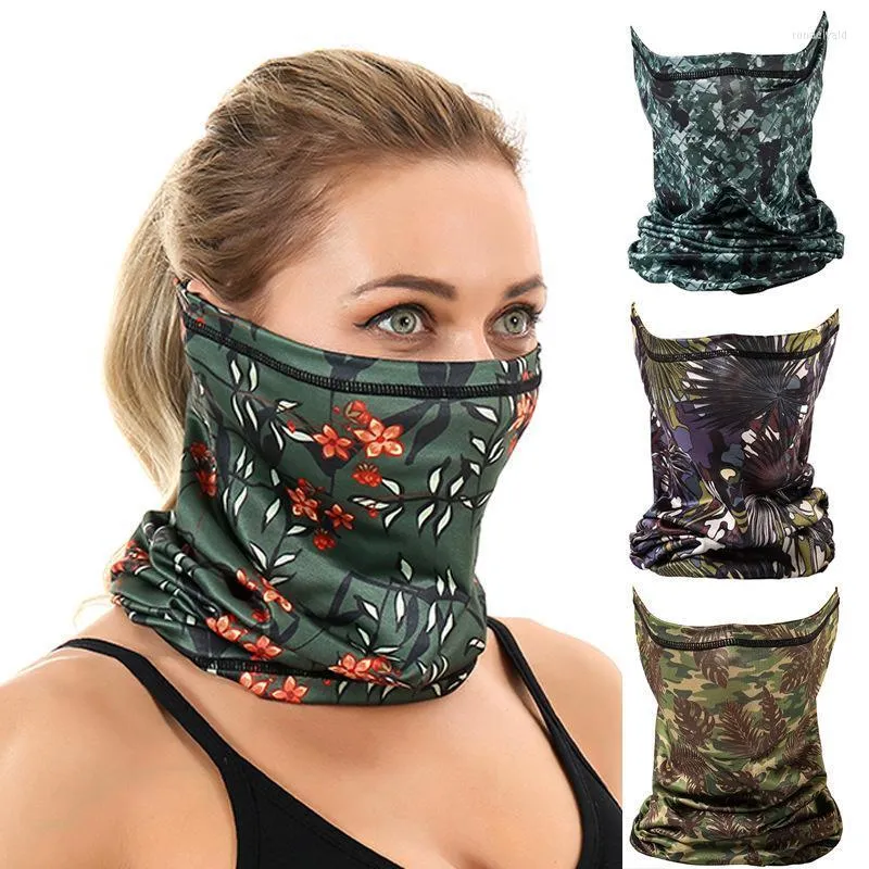 Foulards Camouflage Sport écharpe pêche en plein air randonnée cyclisme visage tête enveloppement couverture cou Tube écharpes bandeaux pour hommes femmes foulards Rona22