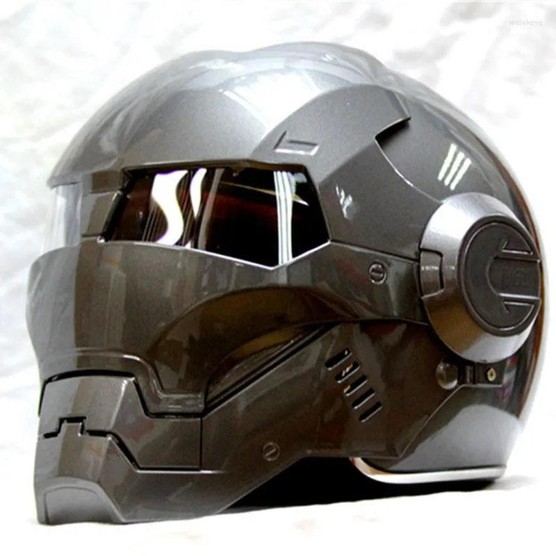 Motorradhelme 2023 Masei 610 Scooter Moto Helm Classic Grey Iron Half Zubehör Teile Motocross Open Face