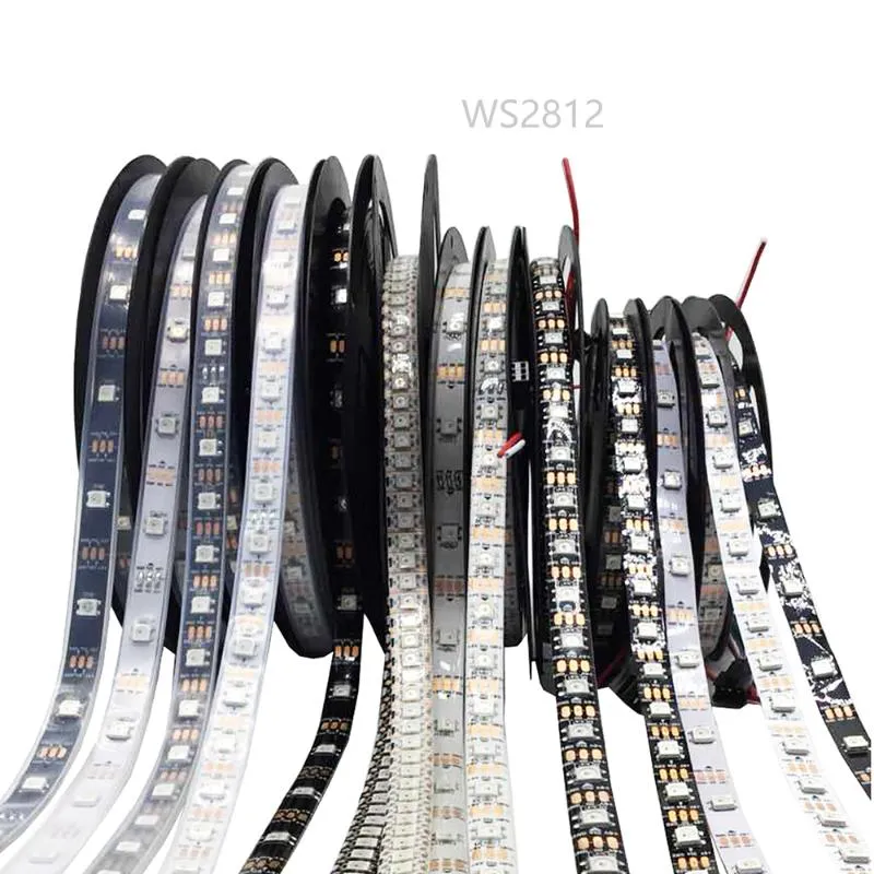 Bandes RGB LED bande lumineuse étanche individuellement adressable bande intelligente pour la décoration de la maison noël DC5VLED StripsLED