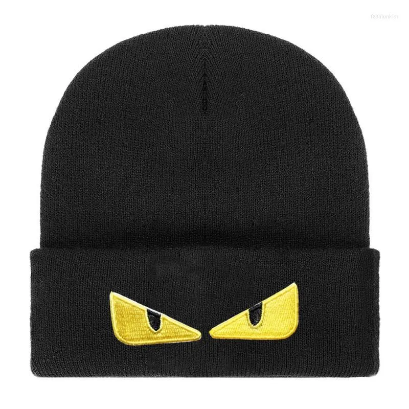Berets Head Hat Black Beanies Cap Warm Outdoor Fashion Autumn Winter Men Women Boys Girls Casual Hats Wholesale