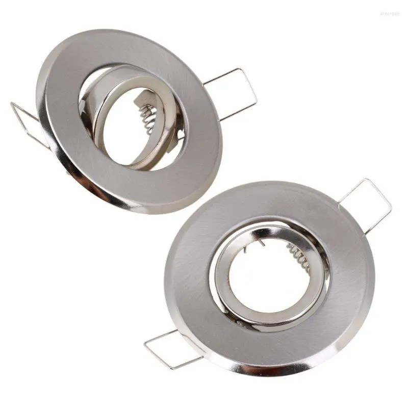 Lamp Holders MR11 Polished Chrome Fitting Fixture Ceiling Spot Downlights 70mm Dia Pack Of 2