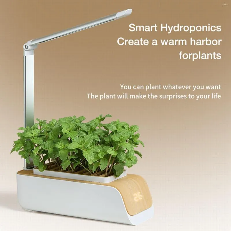 Grow Lights Hydroponics Sistema Cultivo da Cozinha Interior Planter Smart Kit LED LUZ