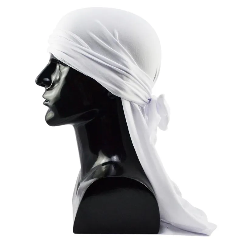 Ball Caps de luxo spandex durag verão resfriamento unissex longtail hiphap moda head embrulho