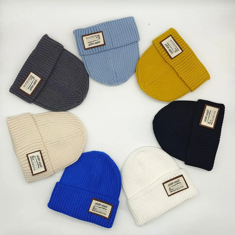 Bérets hiver chapeaux pour femme bonnets Bonnet casquette marque bâton hommes tricoté chapeau filles automne femme Beanie casquettes plus chaud dames décontracté