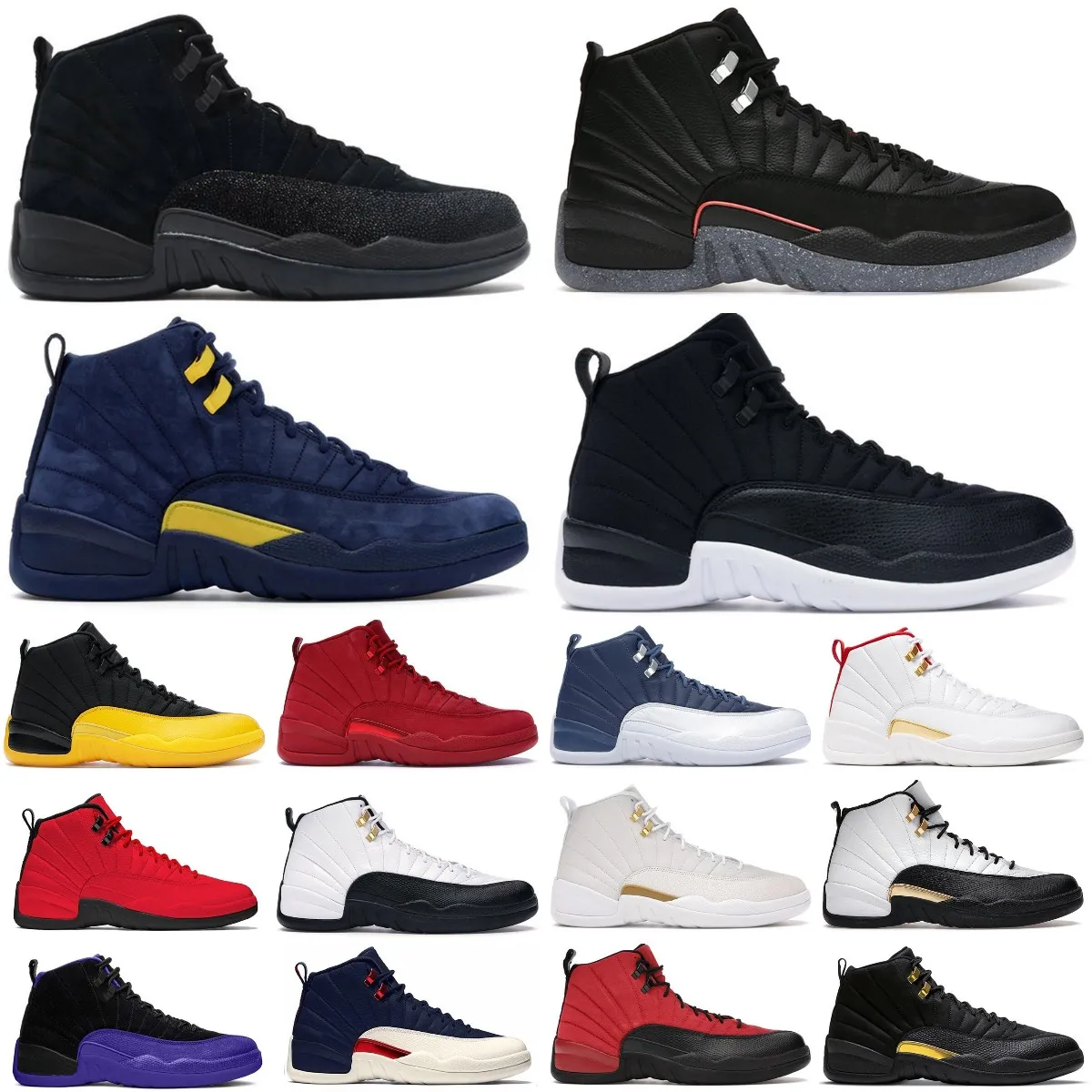 2023 New Jumpman 12 Basketball Shoes 12s Eastside Golf A Ma Maniere 25 años en China Floral Stealth Hyper Royal Black Taxi Playoffs Dark Concord Sneakers Entrenadores