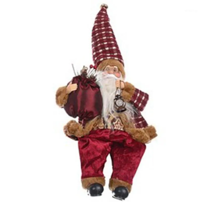 Christmas Decorations Decoration Supplies Standing Posture Santa Claus Doll Exquisite Ornaments Atmosphere