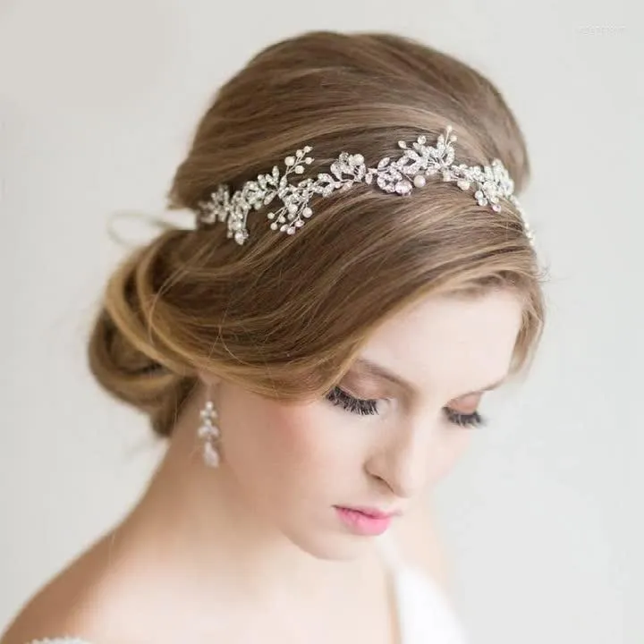 Headpieces Festival Wedding Hair Accessories Bridal Stick Pearl Hairpin Beautiful Headdress Plait Clip Vine