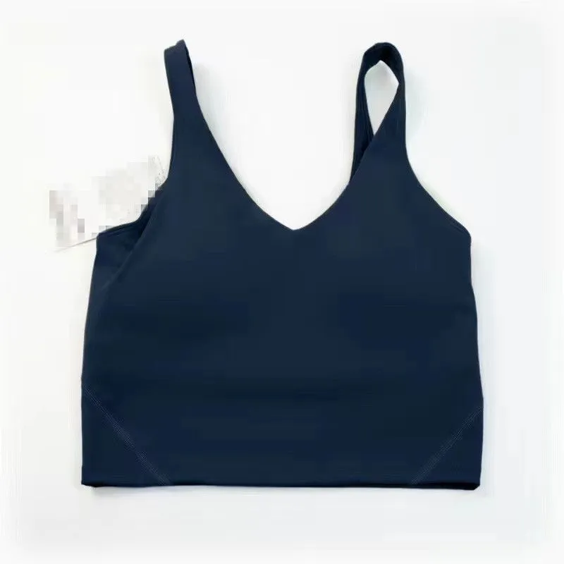 2023Yoga Outfit Lu 20 U Type Back Align Tank Tops Gym Clothes Women Casual  Running Nude Tight Sports Bra Fitness Beautiful Underwear Vest Shirt JKL123  Size S XXL From 12,6 €