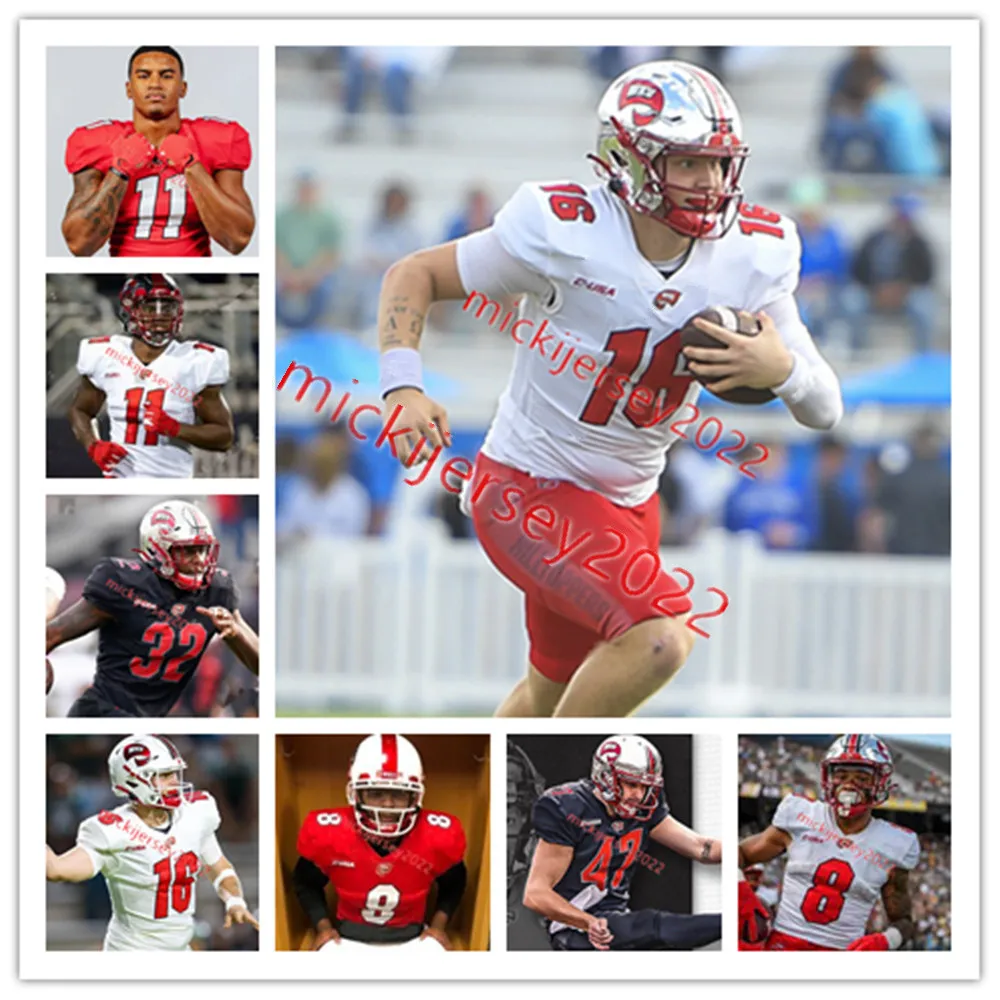 Individuell genähtes Western Kentucky Hilltoppers Fußballtrikot Chase Jones Desmyn Baker Wes Dorsey Joshua Simon Colten Cable Derrick Smith Williams Trikots Herren