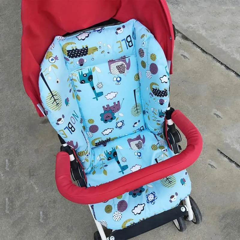 Stroller Parts Born Baby Chair Cushion Cotton Star Print High Seat Liner Mat Pad Cover Protector 2023