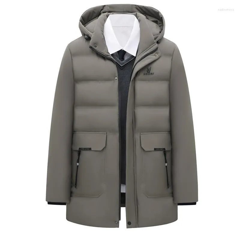 Мужские траншеи Coats Winter Parka Par