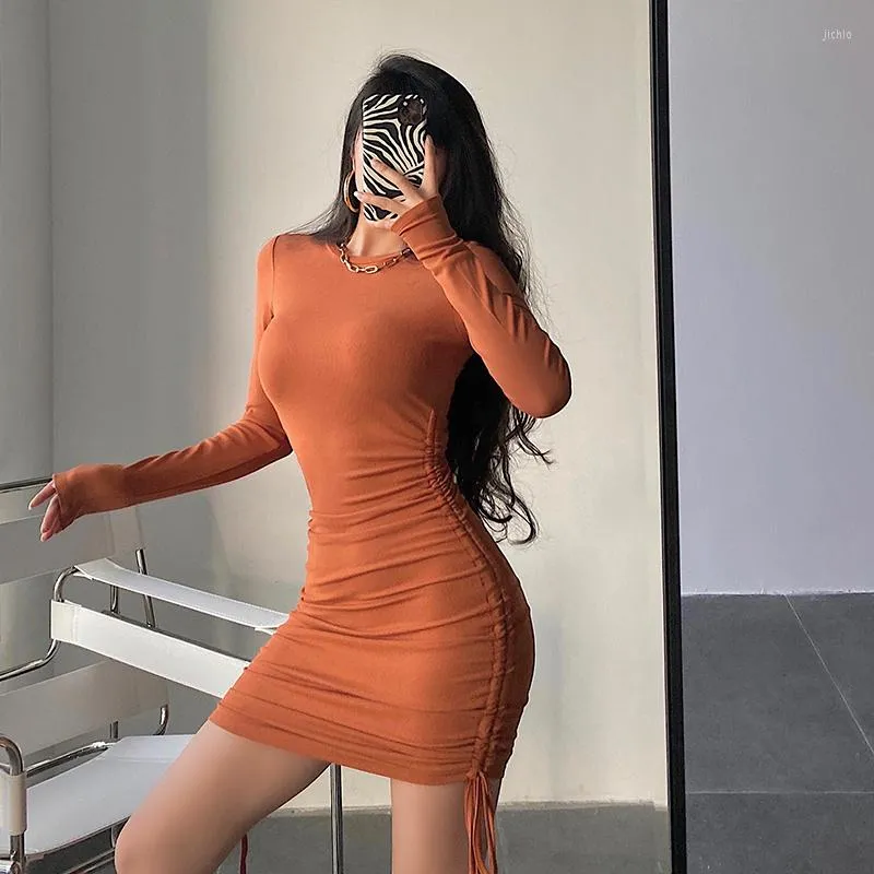 loose fitting long sleeve dresses Loose Fitting 3/4 Length Long Sleeve Maxi Dress