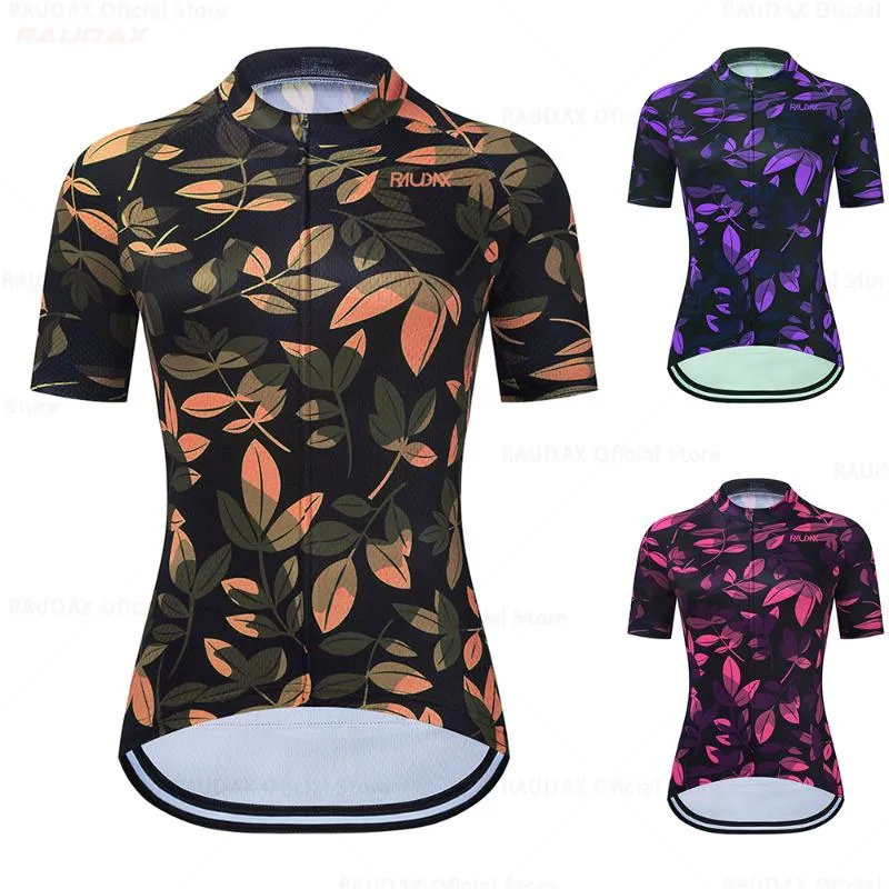 Racing Jackets Women's Cycling Clothing 2023 Short Sleeve Ropa Ciclismo Summer Jersey Bike Uniform Kit Motocross JerseyRacing